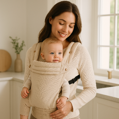 maman avec porte bebe naissance flexibebe™
