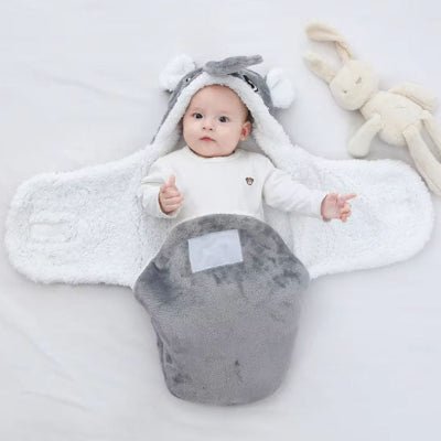 Nid d'ange cadoulineo gris et bebe