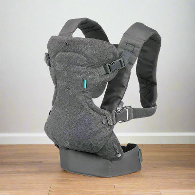 Porte bebe babycarrier gris foncé