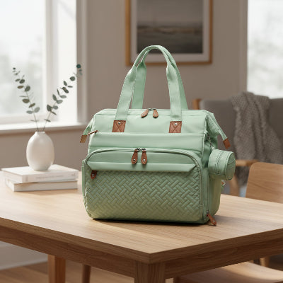 praticité sac a dos a langer vert Naturelancia™
