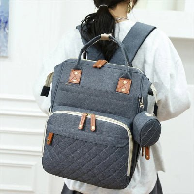 Sac à dos à langer facivoyage gris fonce