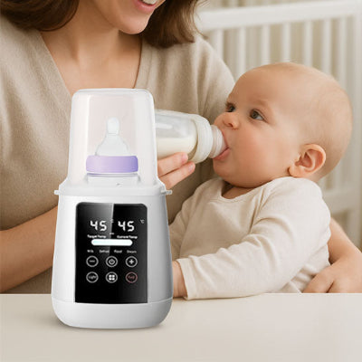 bebe avec chauffe biberon sans fil - Mobiberon™