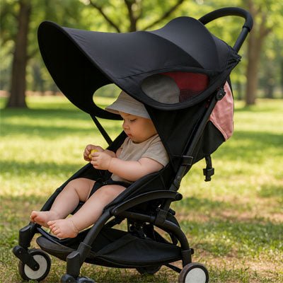 bebe avec ombrelle poussette Sunéo™