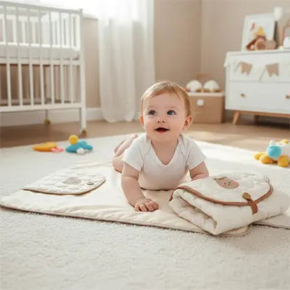 bébé avec tapis à langer nomade Itineradoucia™