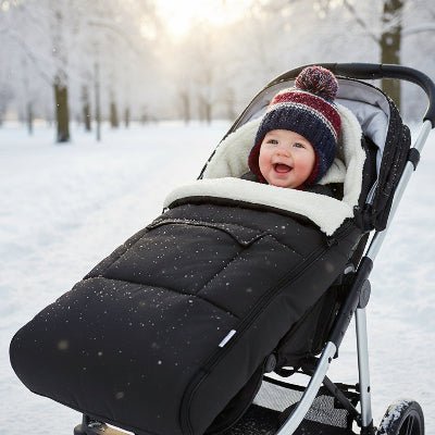 bebe dans chanceliere poussette bebe MiniNuage™  noir