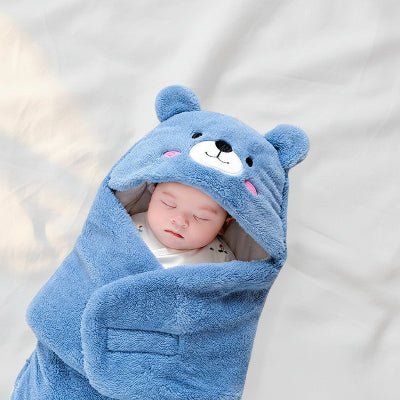 bebe dans nid d ange ourson coconours™ bleu