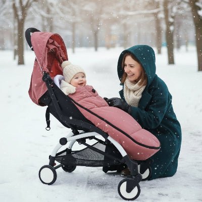 bebe et chanceliere pour poussette universelle Cosychou rose