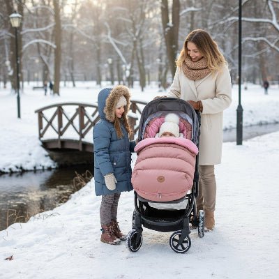 famille avec bebe dans Chanceliere bebe 0-6 mois Calysor™ rose