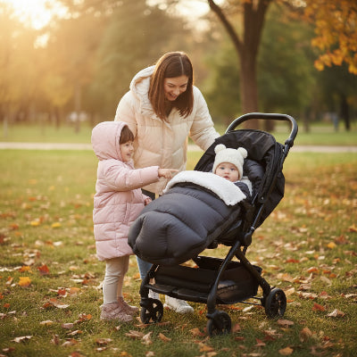 famille avec bebe dans chanceliere cosy Nivor™