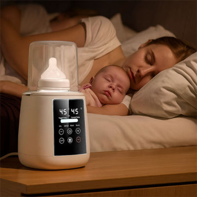 famille endormie avec chauffe biberon sans fil - Mobiberon™