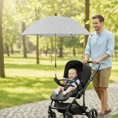 Famille et ombrelle pour poussette Ombrellessence™ gris