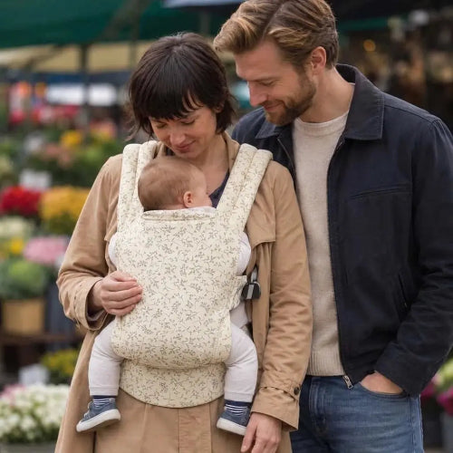 famille et porte bébé évolutif Porticalin™ 