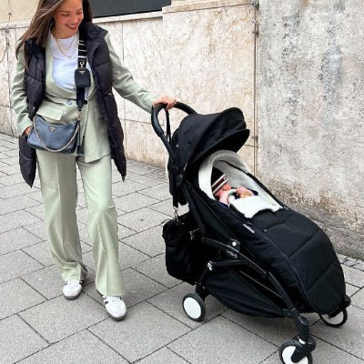 maman et chanceliere pour poussette universelle Cosychou™ noir