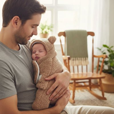 papa et nid d ange poussette Cozyli™ marron