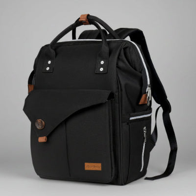 sac a dos a langer avec tapis de change grande capacité noir