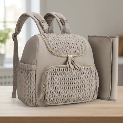 sac à dos langer bébé CoconBag™ marron
