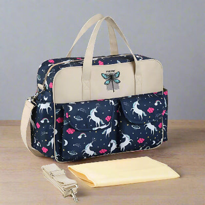 sac a langer avec tapis de change   Elbor™ licorne