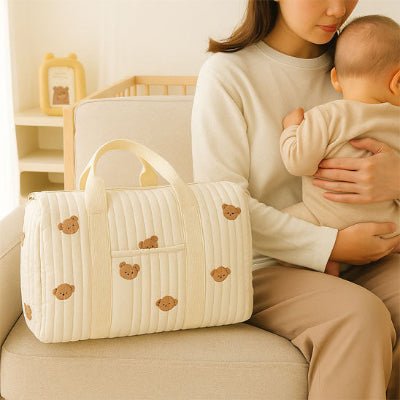 sac a langer gaze de coton avec bebe